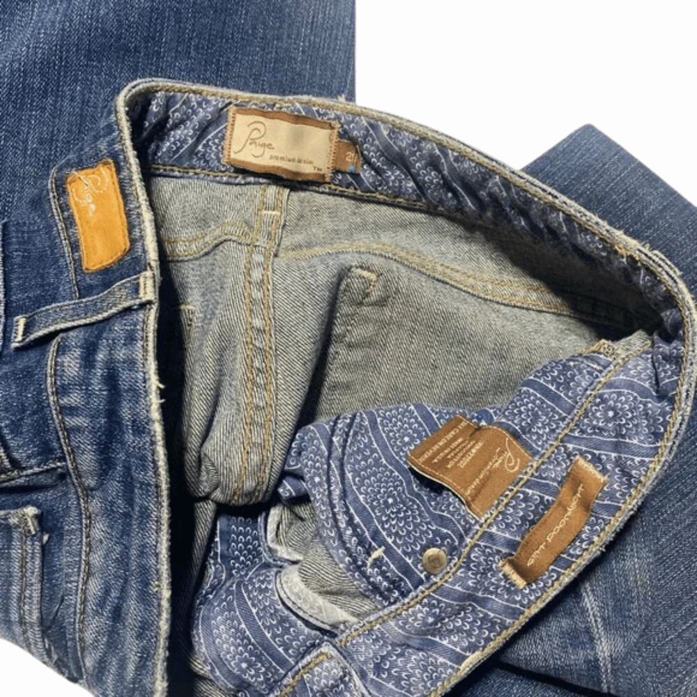 PAIGE Hollywood Hills Jeans Size 29 Great Condition - Picture 7 of 7
